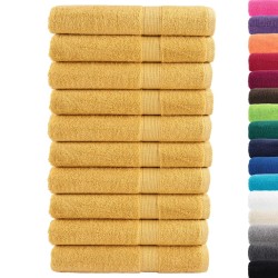 Serviettes de sauna de qualité supérieure SOLUND 10 pcs doré 