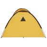 Tente igloo de camping 650x240x190 cm 8 personnes Jaune 