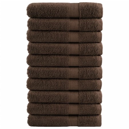 Serviettes de sauna de qualité supérieure SOLUND 10 pcs marron 