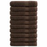 Serviettes de sauna de qualité supérieure SOLUND 10 pcs marron 