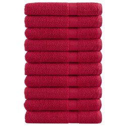Serviettes de sauna de qualité supérieure SOLUND 10 pcs rouge 