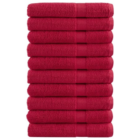 Serviettes de sauna de qualité supérieure SOLUND 10 pcs rouge 