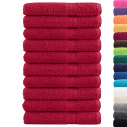 Serviettes de sauna de qualité supérieure SOLUND 10 pcs rouge 