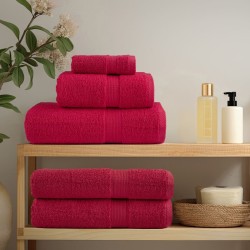 Serviettes de sauna de qualité supérieure SOLUND 10 pcs rouge 