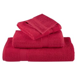 Serviettes de sauna de qualité supérieure SOLUND 10 pcs rouge 