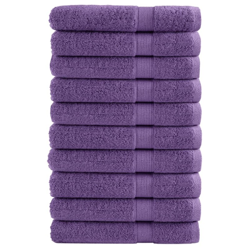 Serviettes de sauna de qualité supérieure SOLUND 10 pcs violet 