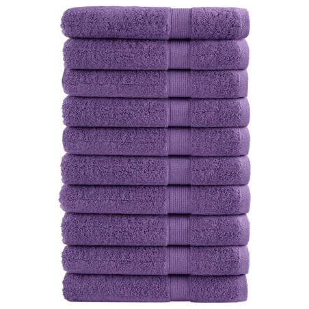 Serviettes de sauna de qualité supérieure SOLUND 10 pcs violet 