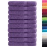 Serviettes de sauna de qualité supérieure SOLUND 10 pcs violet 