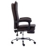 Chaise de bureau Marron Similicuir 