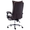 Chaise de bureau Marron Similicuir 