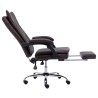 Chaise de bureau Marron Similicuir 