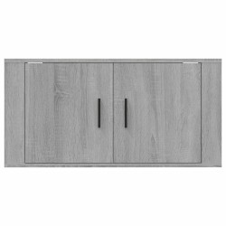 Meuble TV mural Sonoma gris 80x34,5x40 cm 