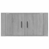 Meuble TV mural Sonoma gris 80x34,5x40 cm 