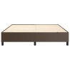 Cadre de lit sans matelas marron 180x200 cm similicuir 