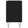 Meuble TV noir 103,5x30x50 cm bois d'ingénierie 