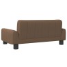 Canapé pour enfants marron 70x45x30 cm tissu 