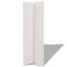 Clôture de jardin double face marron 1,5x3 m PVC 
