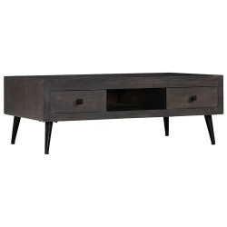 Table basse bois de manguier massif 100x60x35 cm 