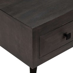 Table basse bois de manguier massif 100x60x35 cm 