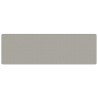 Tapis de couloir aspect sisal taupe 80x250 cm 