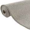 Tapis de couloir aspect sisal taupe 80x250 cm 