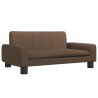 Lit pour chien marron 70x45x30 cm tissu 