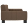 Lit pour chien marron 70x45x30 cm tissu 