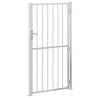 Portail de jardin 100x180 cm acier inoxydable 