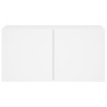 Meuble TV mural blanc 80x30x41 cm 