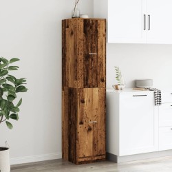 Armoire d'apothicaire vieux bois 40x41x174,5 cm bois ingénierie 