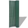 Clôture de Jardin Double Face Verte 1,5x3 m PVC 