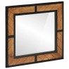 Miroir de salle de bain 60x1x55 cm bois massif d'acacia 