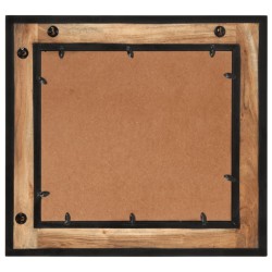 Miroir de salle de bain 60x1x55 cm bois massif d'acacia 
