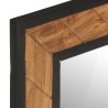 Miroir de salle de bain 60x1x55 cm bois massif d'acacia 