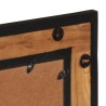 Miroir de salle de bain 60x1x55 cm bois massif d'acacia 