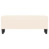 Banc Crème 100x35x41 cm Velours 