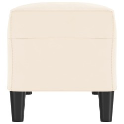 Banc Crème 100x35x41 cm Velours 