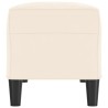 Banc Crème 100x35x41 cm Velours 