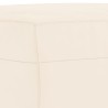 Banc Crème 100x35x41 cm Velours 