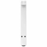 Pieds de table basse en forme de A, 2 pièces, blanc, 38 x (42-43) cm, acier 