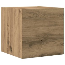 Ensemble de meuble TV mural 4 pcs chêne artisanal 