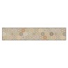 Tapis de cuisine lavable impression pastel hexagonale 60x300 cm 