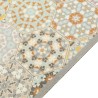 Tapis de cuisine lavable impression pastel hexagonale 60x300 cm 