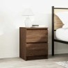 Meuble TV chêne marron 40x35x54 cm bois d'ingénierie 