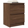 Meuble TV chêne marron 40x35x54 cm bois d'ingénierie 