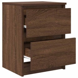 Meuble TV chêne marron 40x35x54 cm bois d'ingénierie 