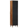 Armoire de salle de bain 38x33x160 cm bois massif de manguier 