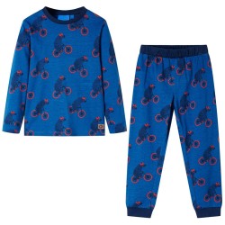 Pyjamas enfants manches longues pétrole 140 