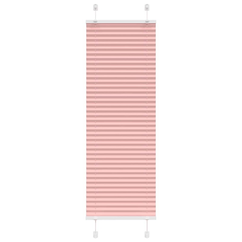 Store plissé rose 45x150 cm largeur du tissu 44,4 cm polyester 