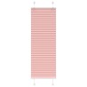 Store plissé rose 45x150 cm largeur du tissu 44,4 cm polyester 